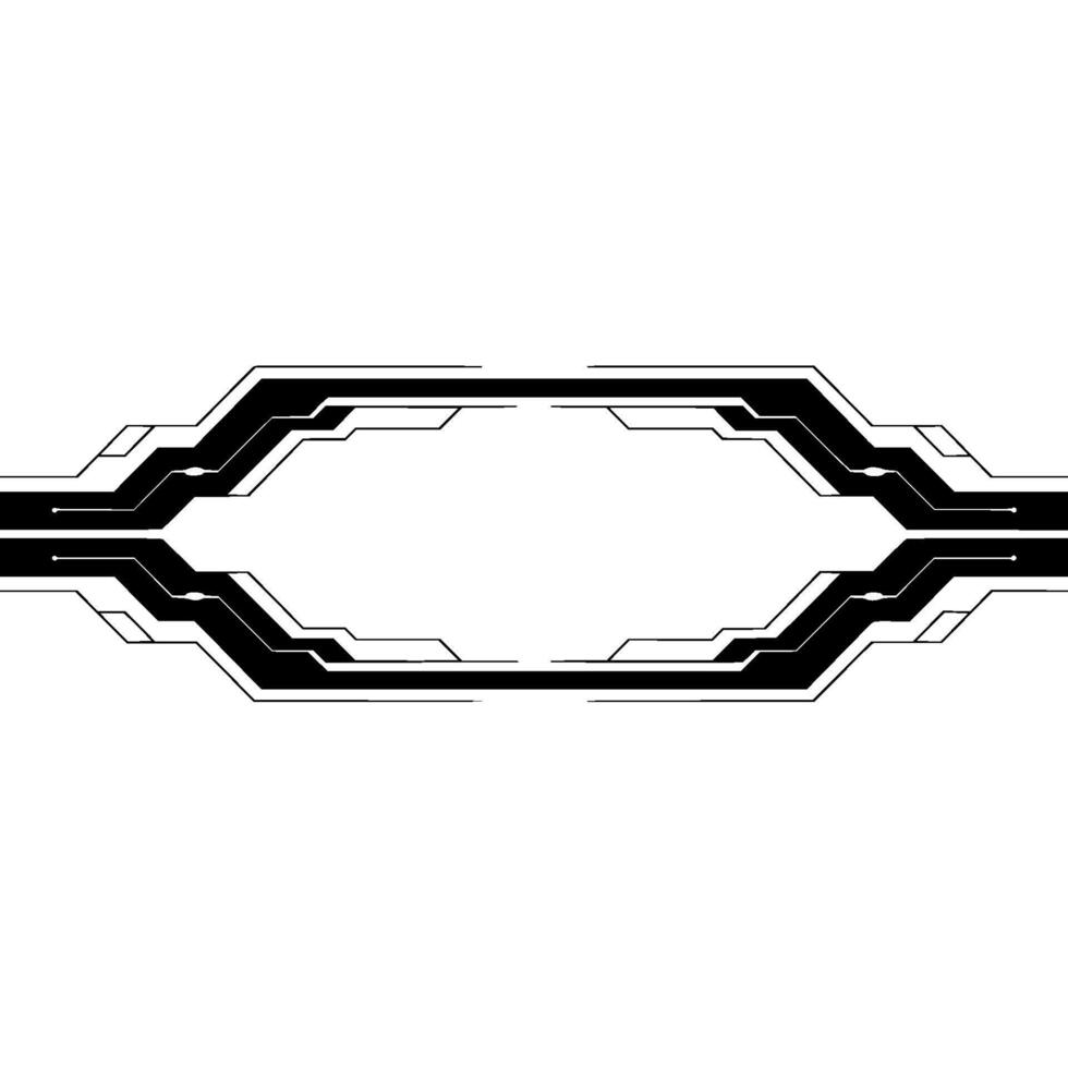 Futuristic Tech Background Minimalist Cyber Circuitry vector