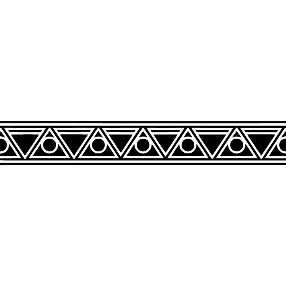 Geometric Border, Black White, Abstract Pattern, Minimalist vector