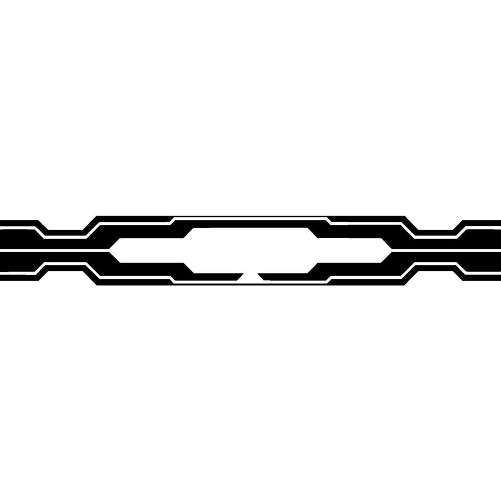 Futuristic Tech Line With Minimalist Style And Clean Background vector