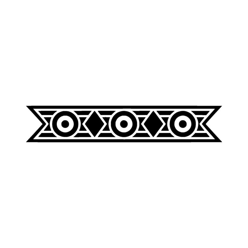 Geometric Border With Circles, Diamonds, And Arrows, Minimalist Style vector