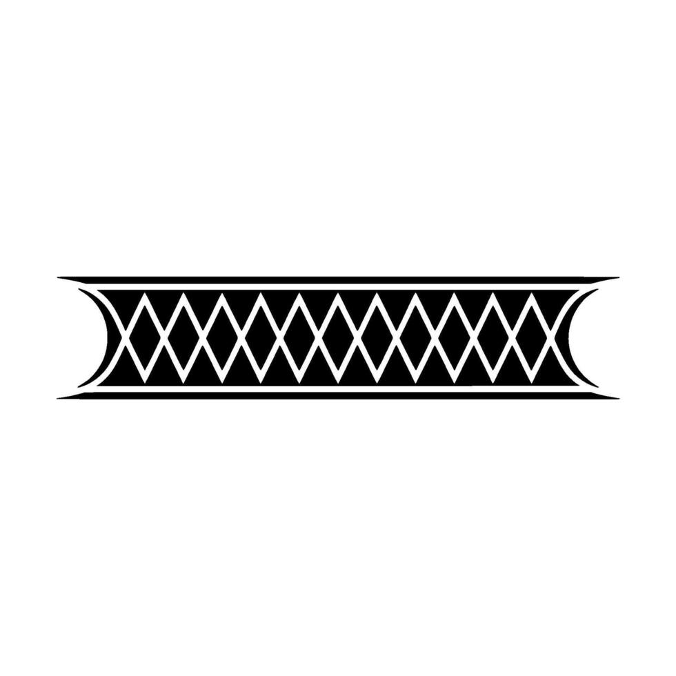 Abstract Geometric Banner Black Diamond Pattern On White Background vector