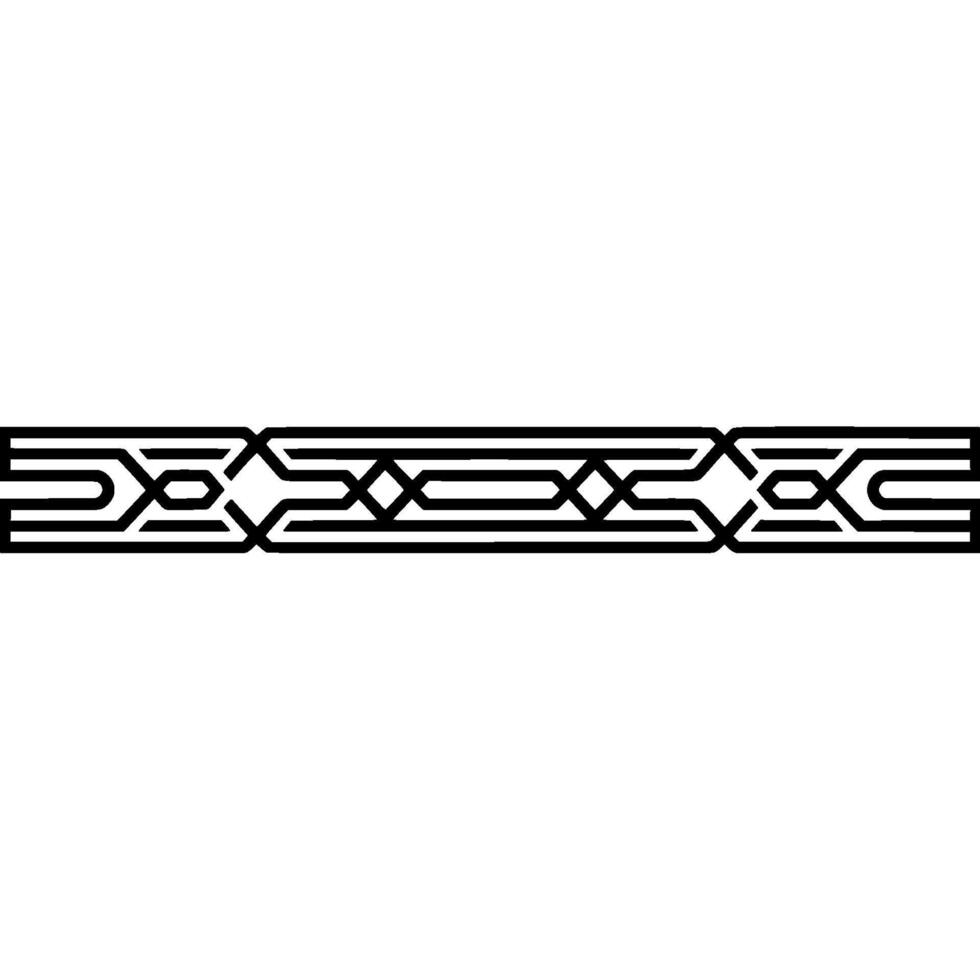 Geometric Black Border On White, Minimalist Elegant vector