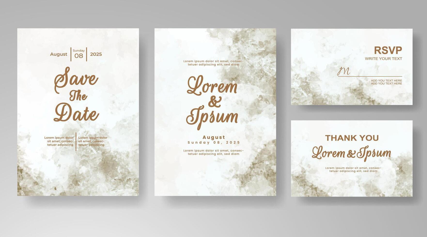 This design embraces simplicity with watercolor sophistication. vector