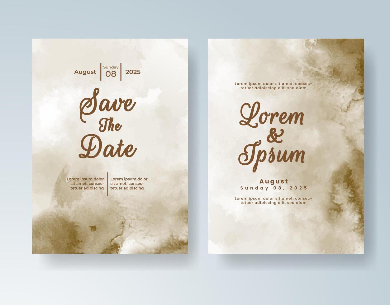 Cloud-soft watercolor background for timeless vows. vector