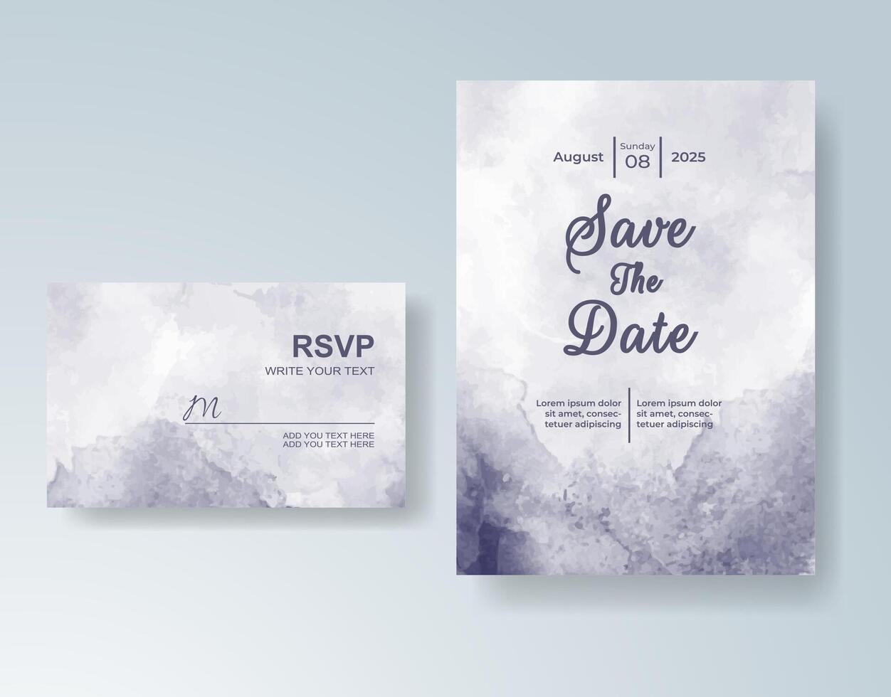 Subtle elegance through a soft watercolor touch. vector