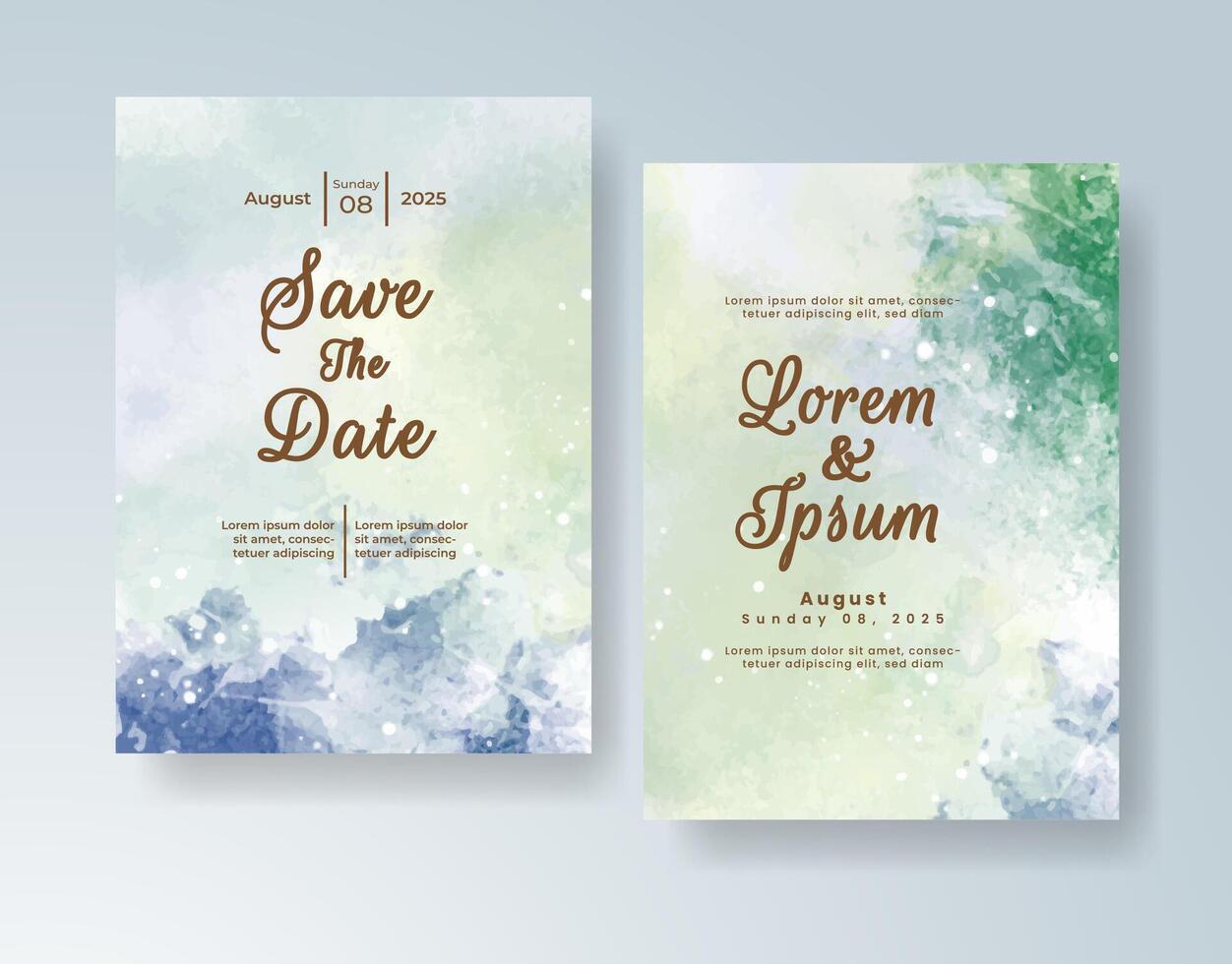 A dreamy garden scene captured in watercolor form. vector