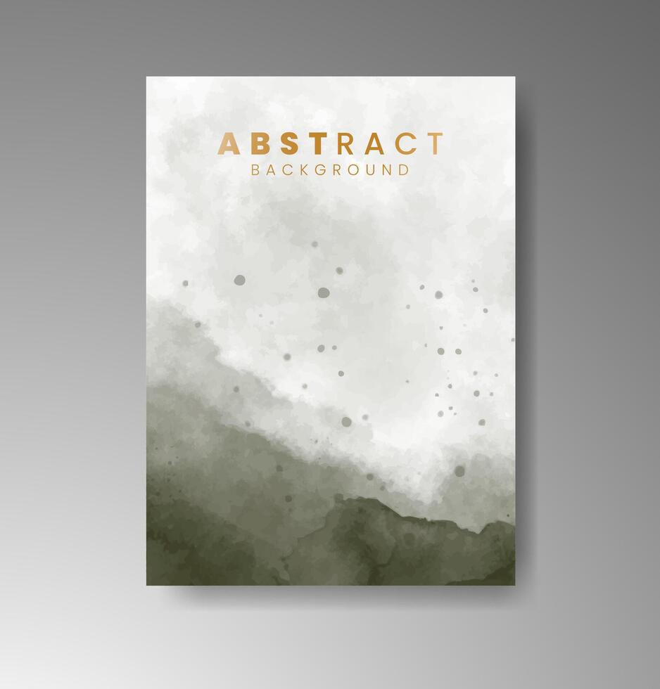 Unique watercolor strokes creating soft card aesthetics. vector