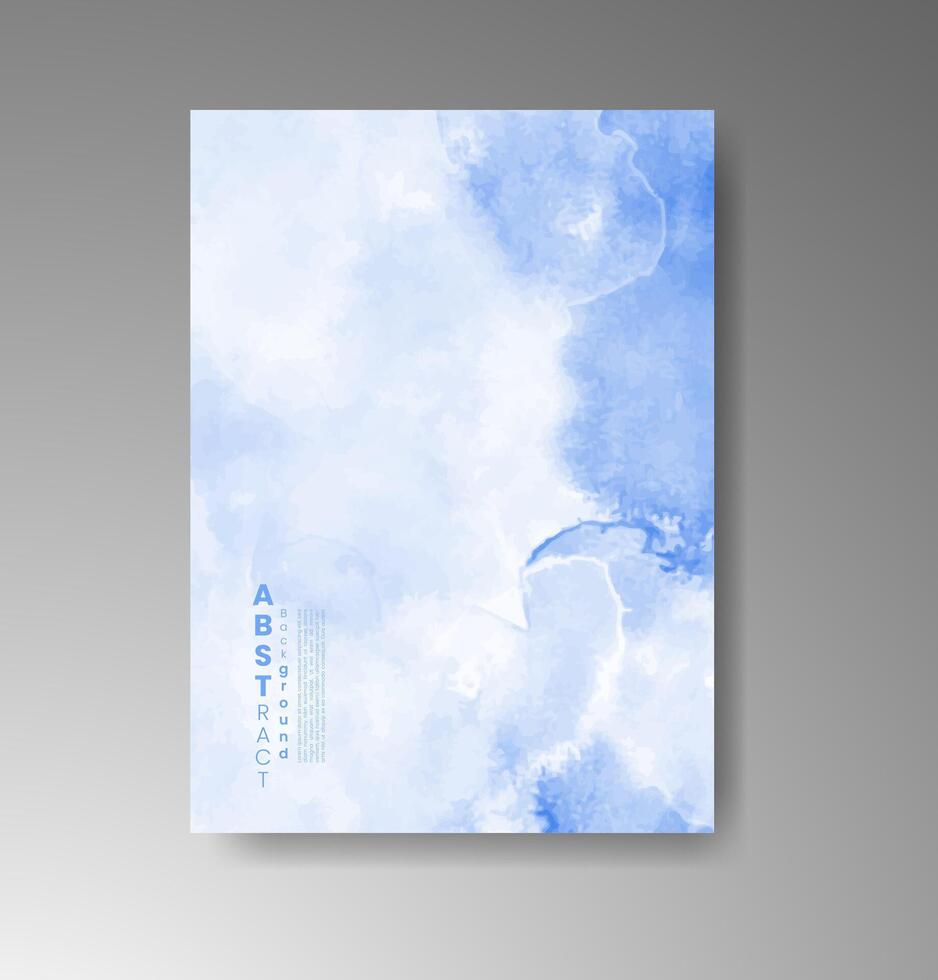 Customizable watercolor card designs perfect for logos and banners. vector