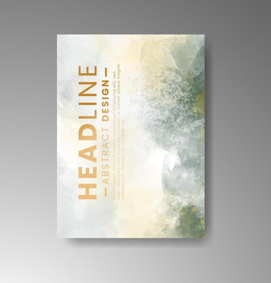 Vibrant brush watercolor card backgrounds ready for your next event. vector