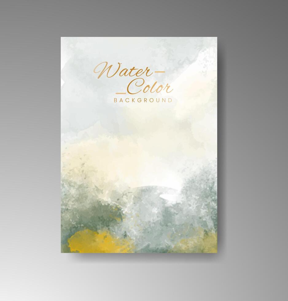 Soft watercolor textures designed to enhance any card project. vector