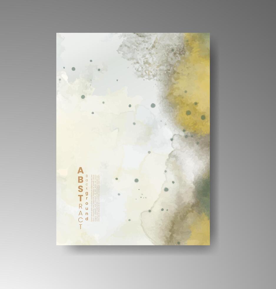 Artistic watercolor card templates ideal for birthdays, dates, and digital banners. vector