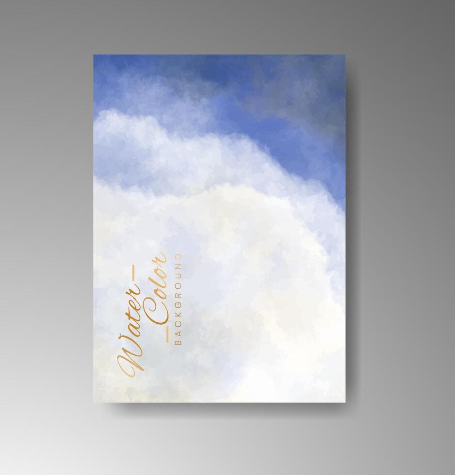 Watercolor delight for meaningful beginnings. vector