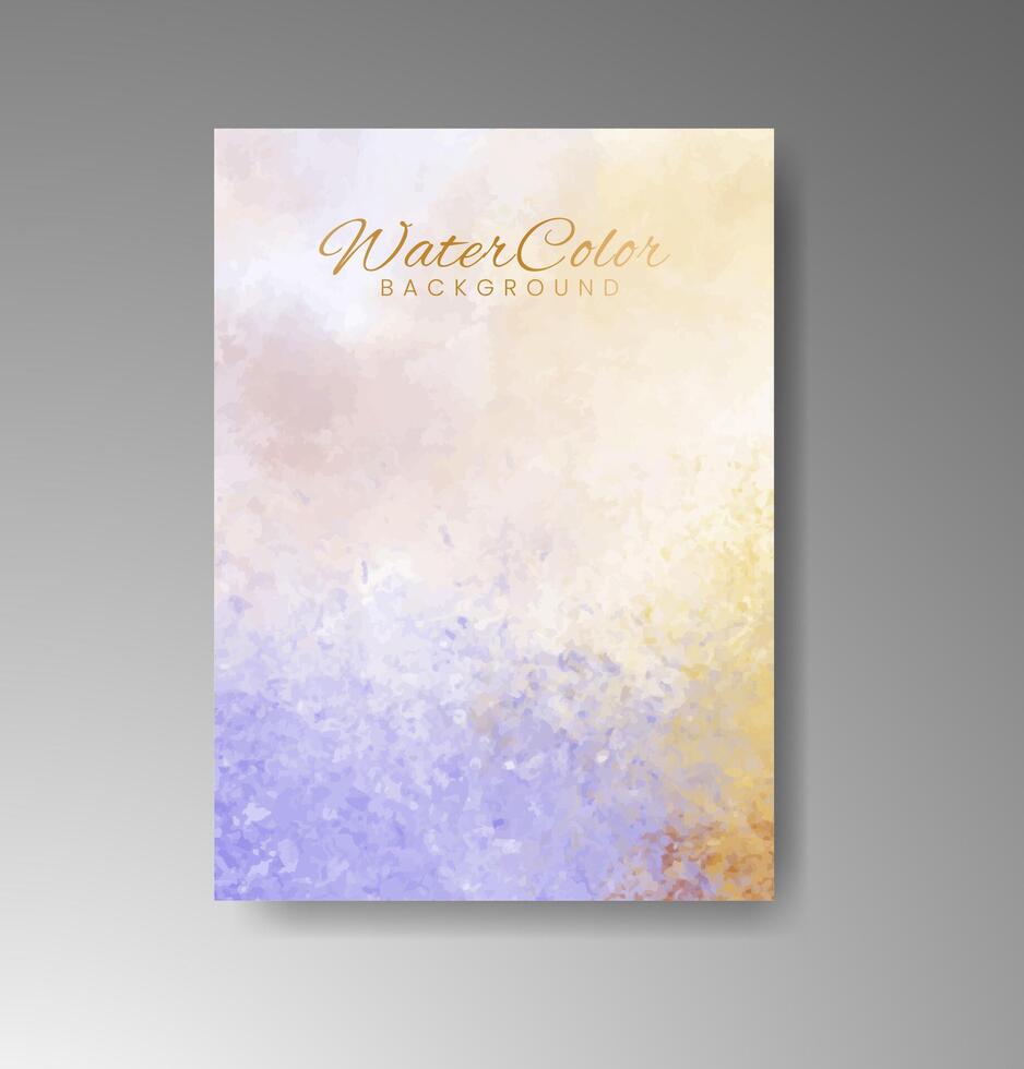 Bold expression softened by watercolor tones. vector
