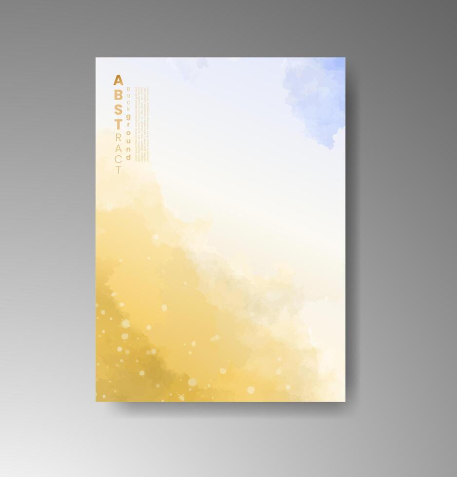 Painted memories on your wedding paper. vector