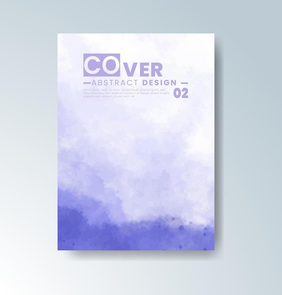 Abstract watercolor marks with poetic purpose. vector
