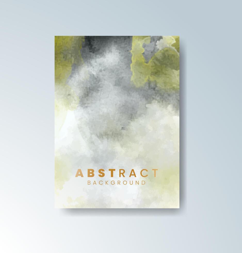 Layered watercolor elegance with depth and mood. vector