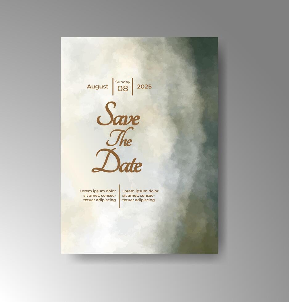 Flowing splash elements for natural wedding vibe. vector