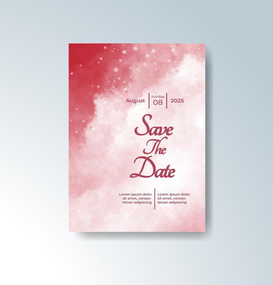 A painter touch captured in wedding paper. vector