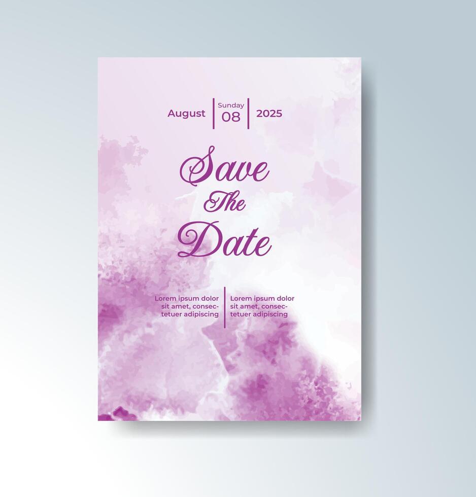 Abstract watercolor art sets the tone for romance. vector