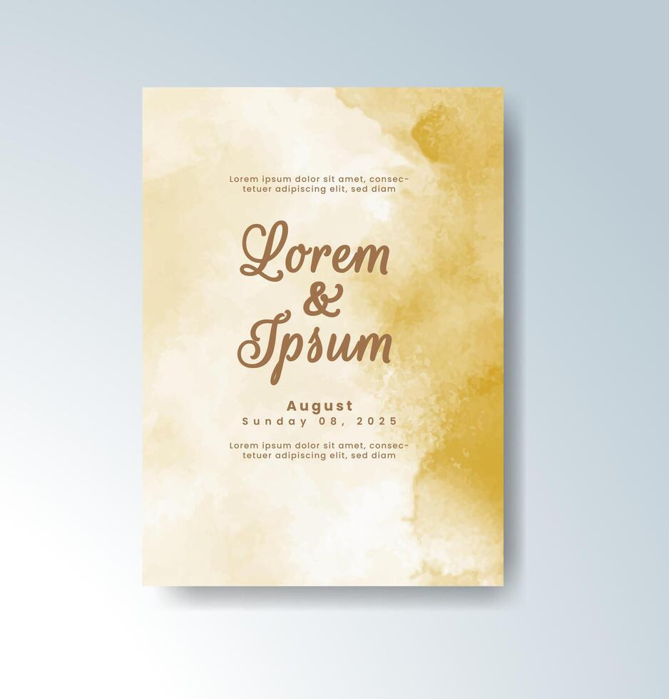 Fluid splash elements for a creative wedding invite. vector