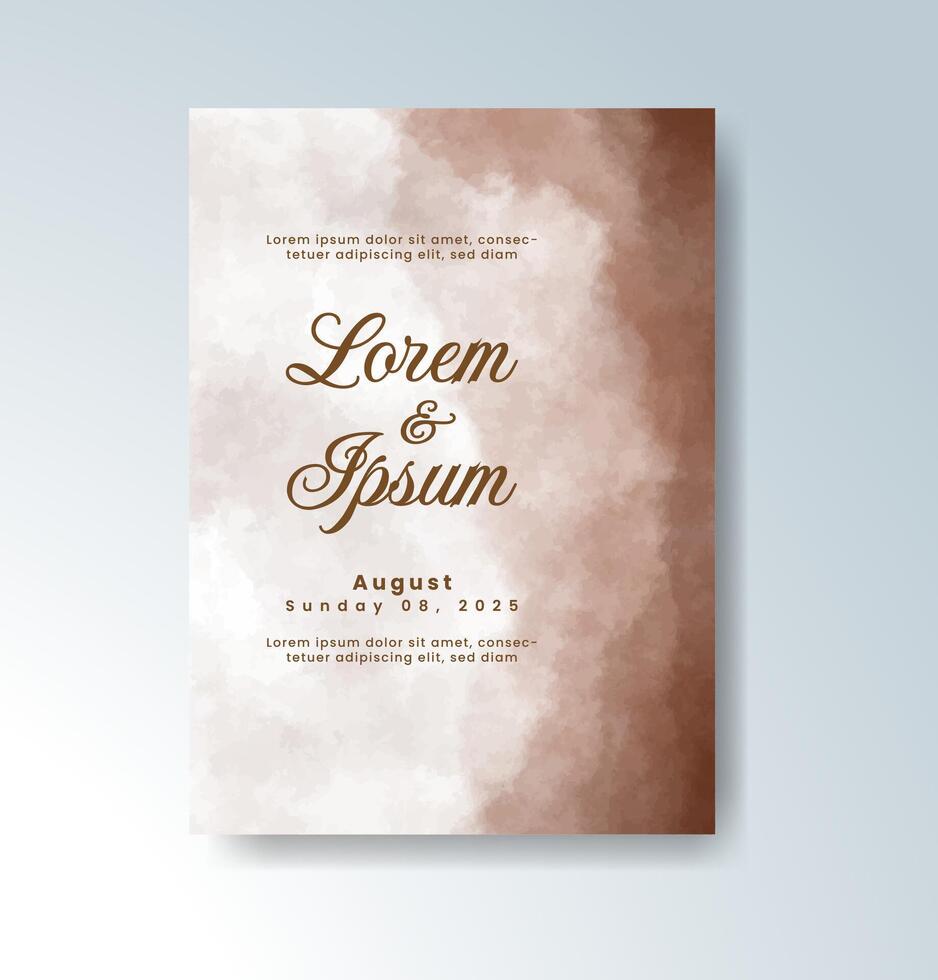 Painterly splashes create a soft and elegant tone. vector