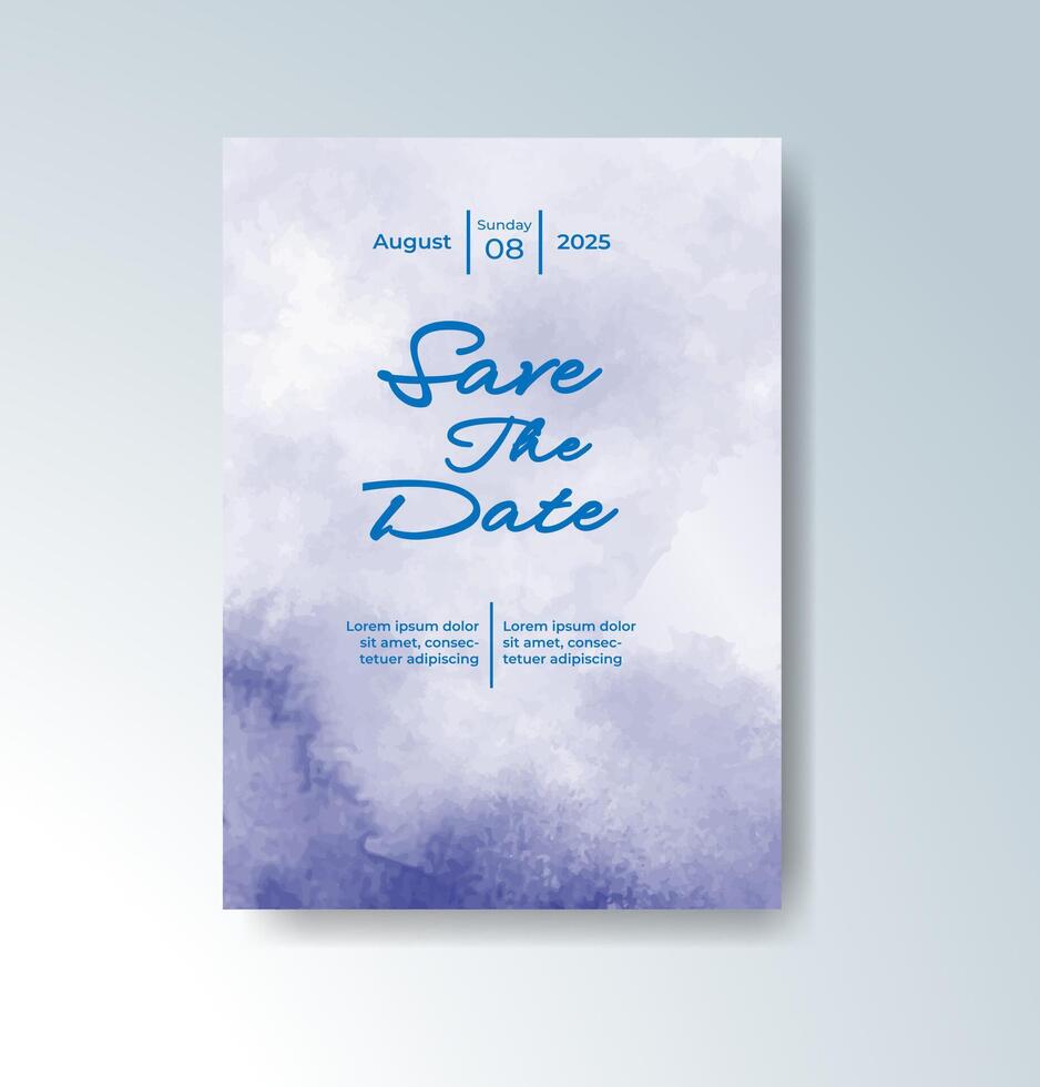 Artistic splatter textures for a memorable wedding invite. vector