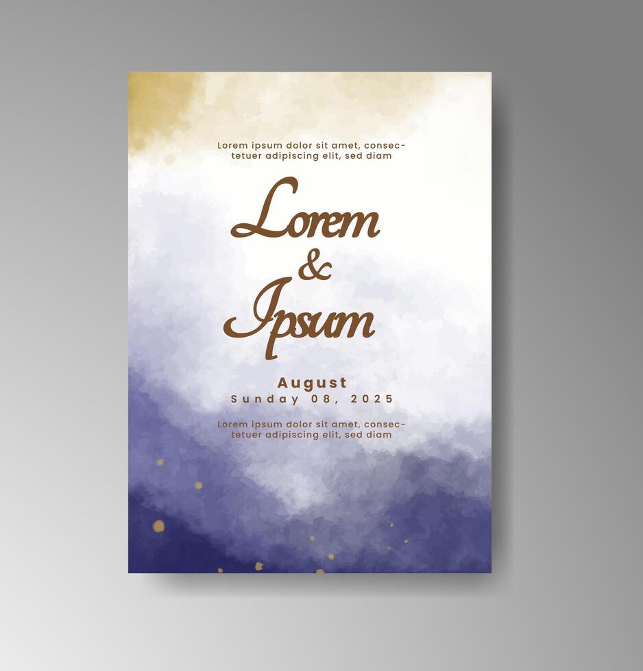 Subtle elegance with vibrant watercolor splash background. vector
