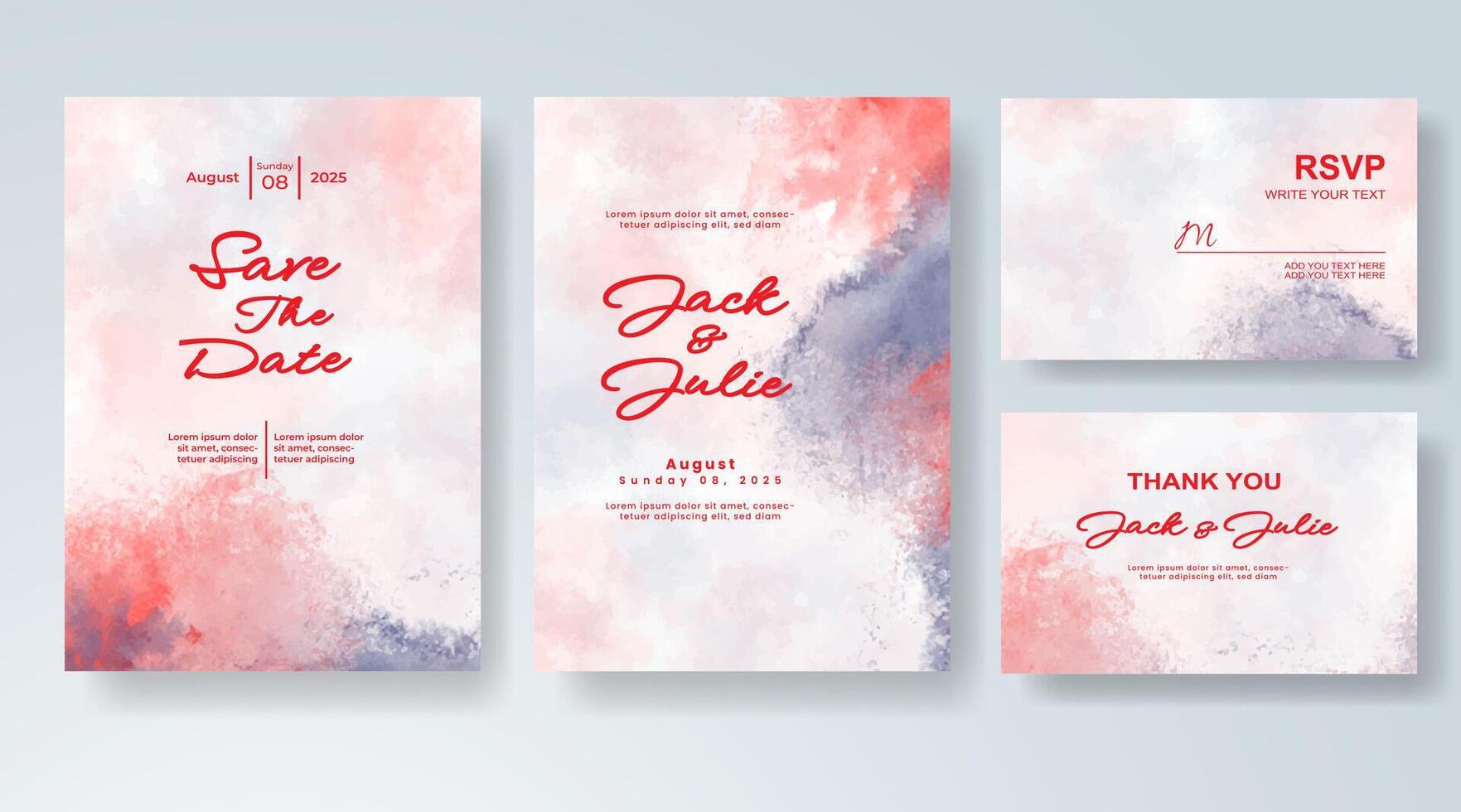 Flowing color canvas for soft wedding mood. vector