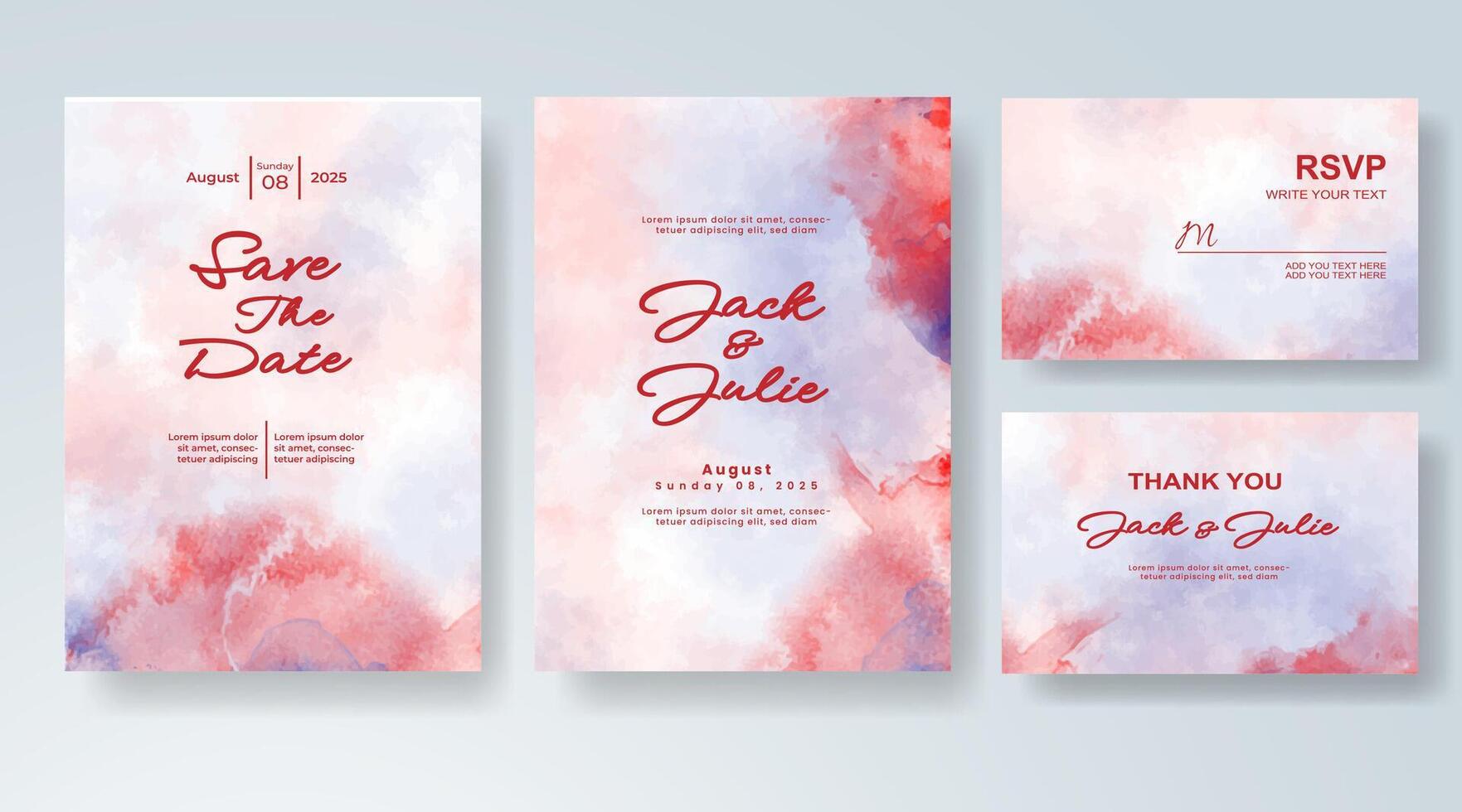 Elegant invitation in smooth pastel flow. vector