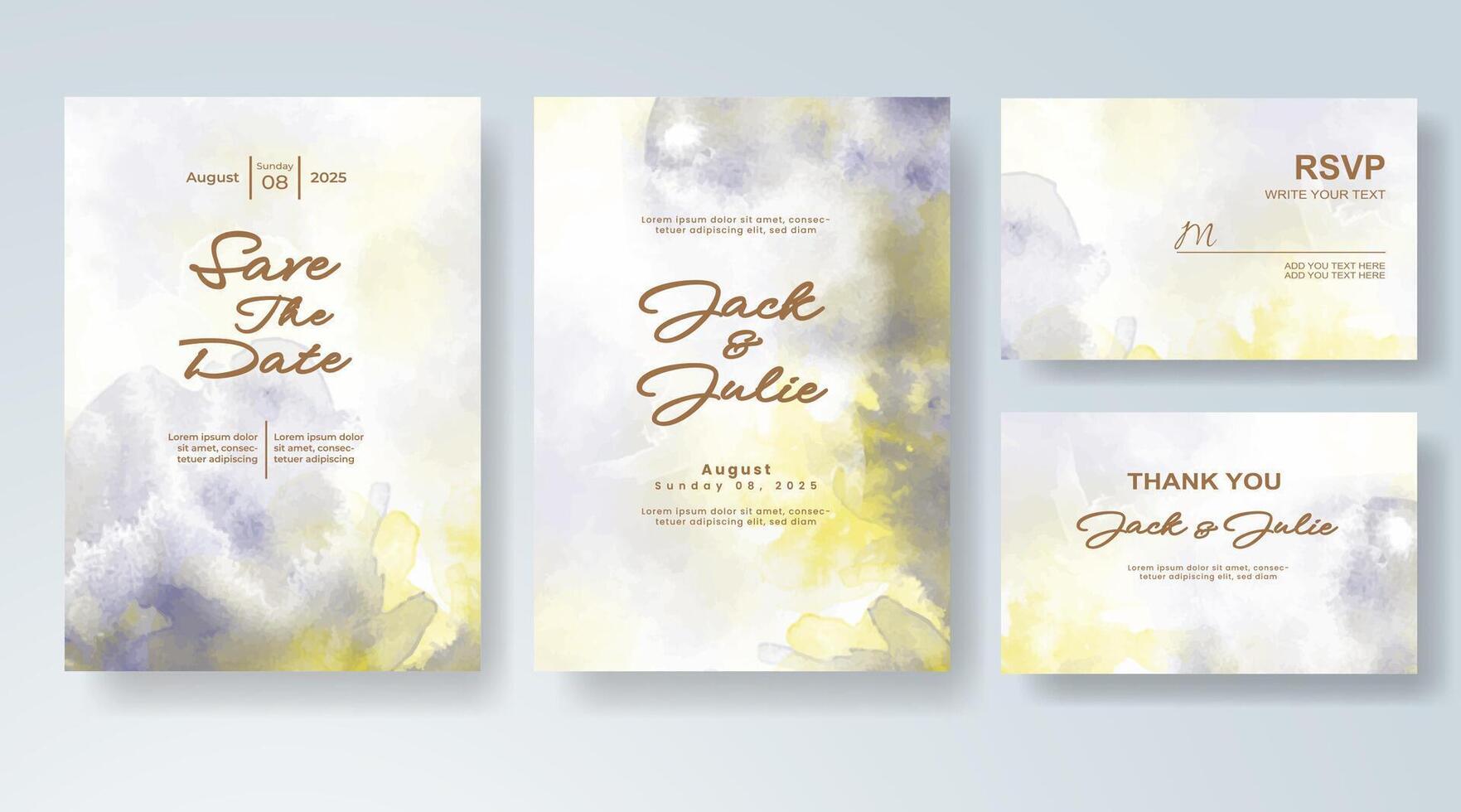 Artistic blend of colors for abstract invite. vector