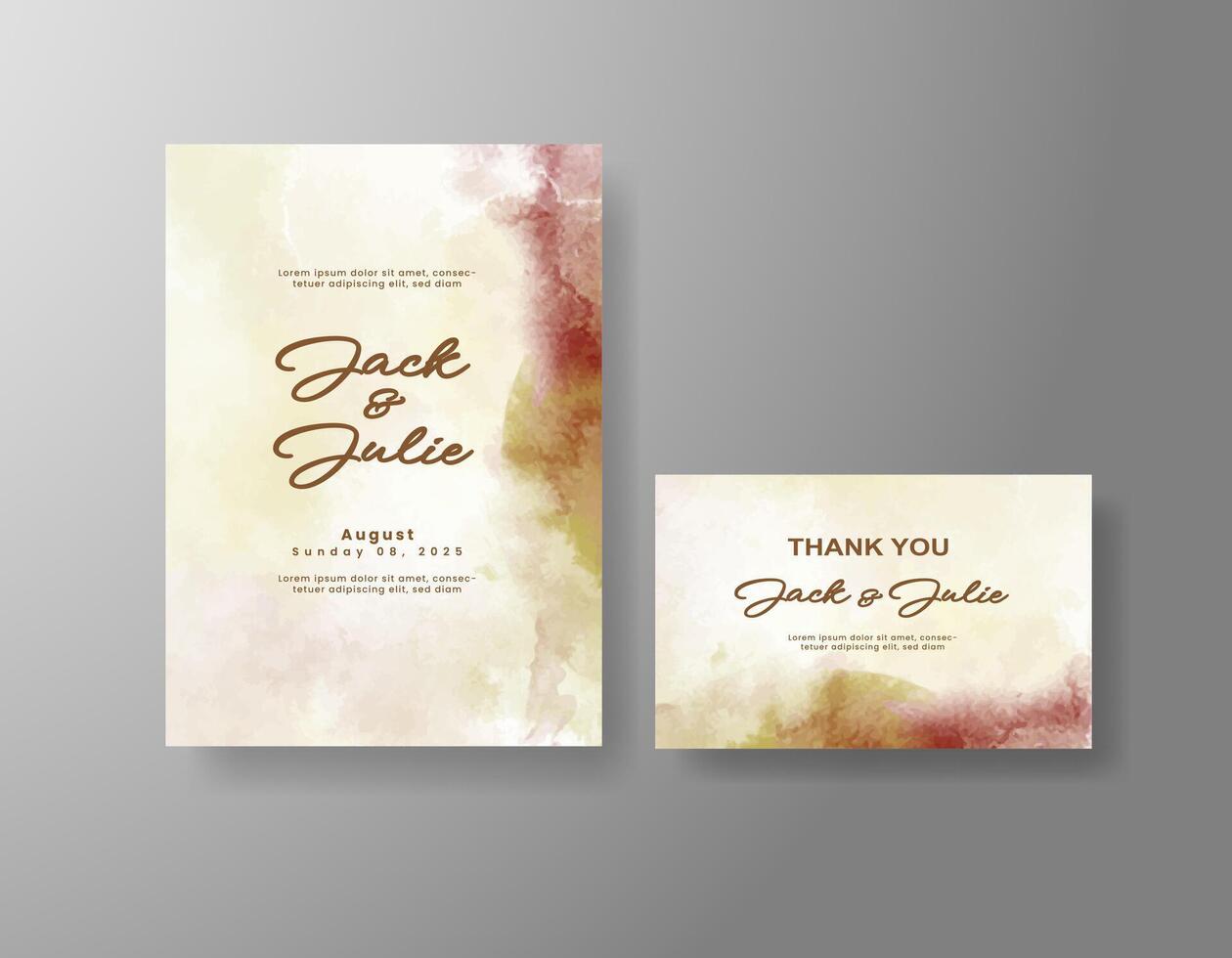 Flowing brushstroke theme in elegant card. vector