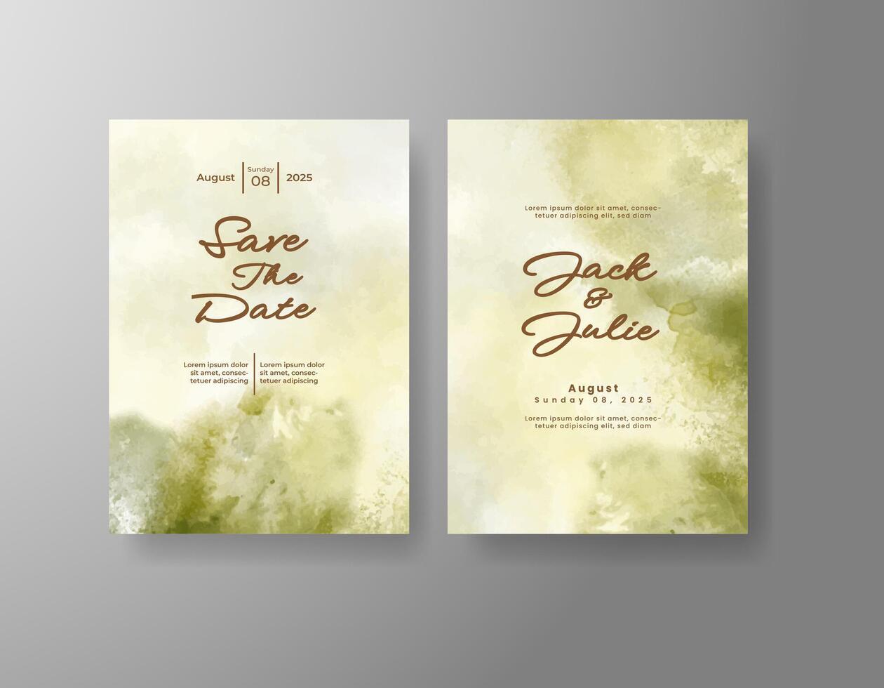 Expressive pastel background for wedding invite. vector