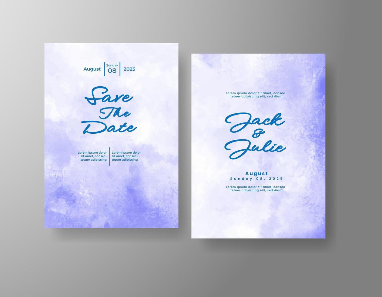 Artistic atmosphere in wedding invite background. vector