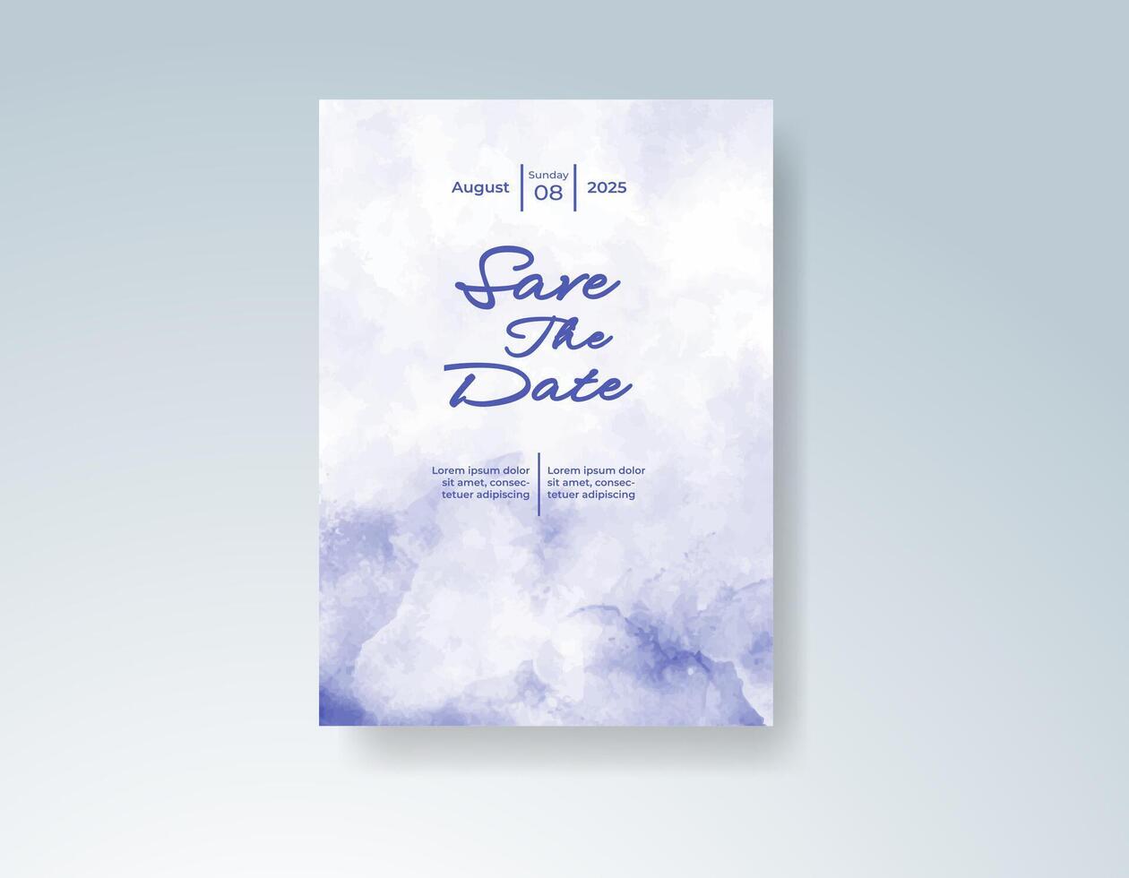 Blended abstract tones in wedding card background. vector