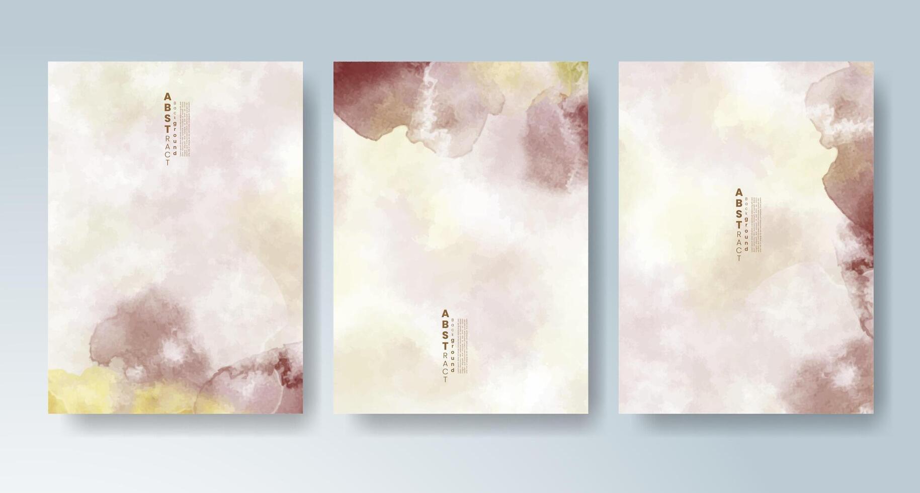 Watercolor design that evokes calm and charm. vector