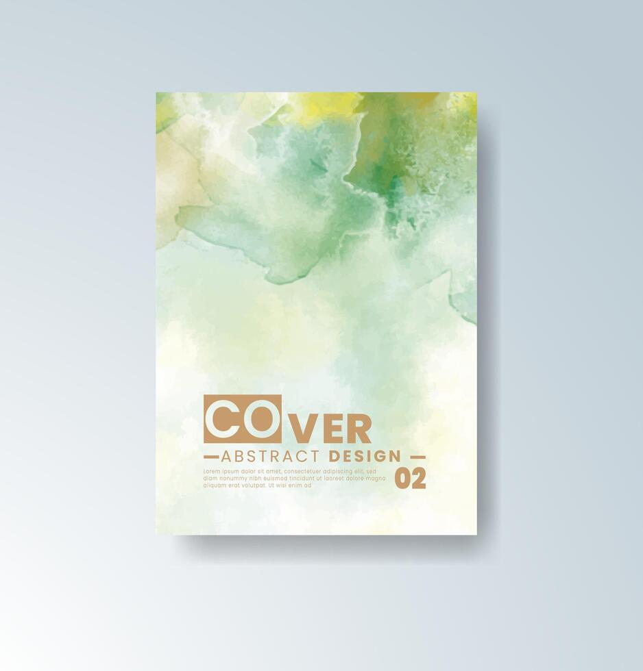 Free-form watercolor backgrounds for notes. vector