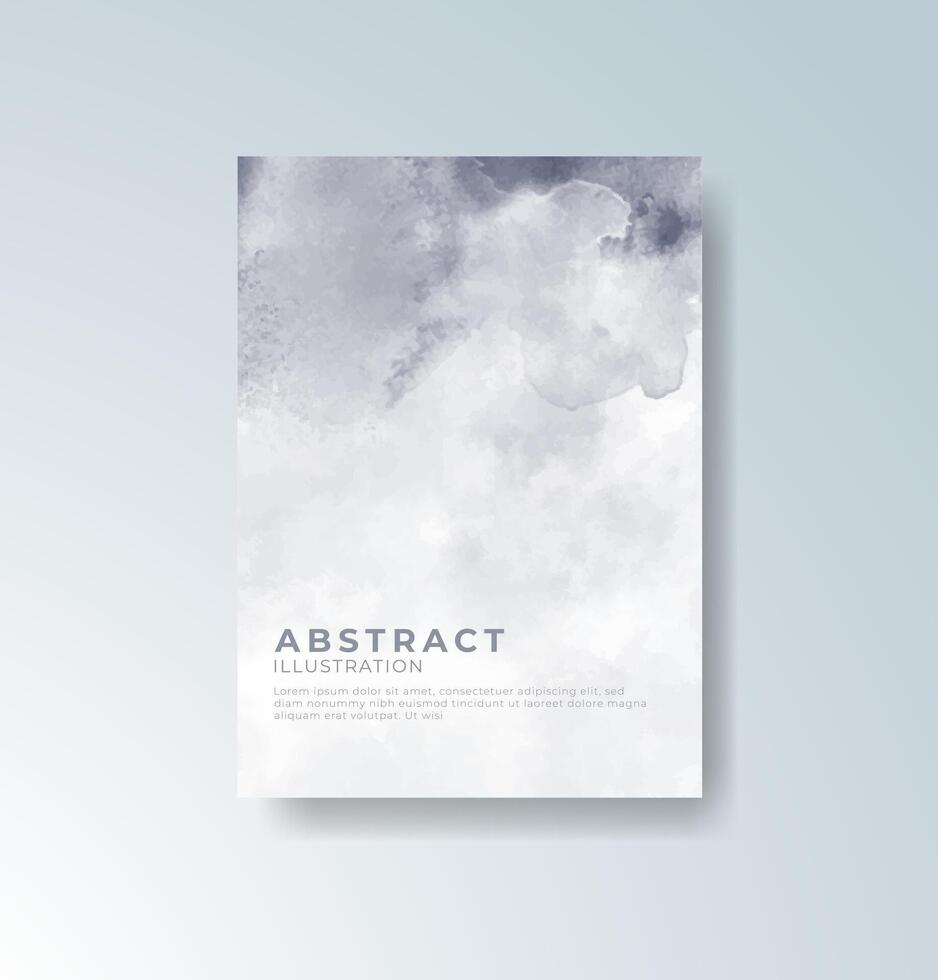Soft gradient watercolor cards with texture. vector
