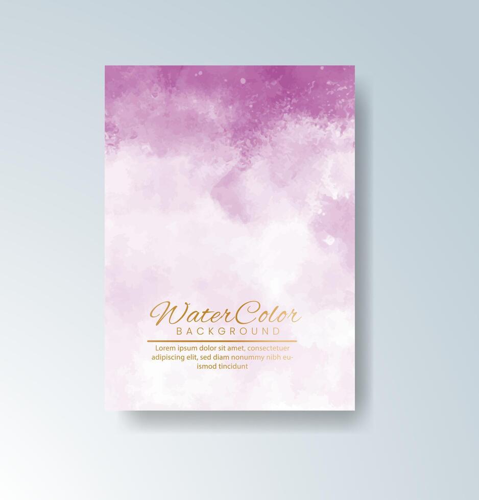 UPSoft-washed watercolor patterns on stationery. vector