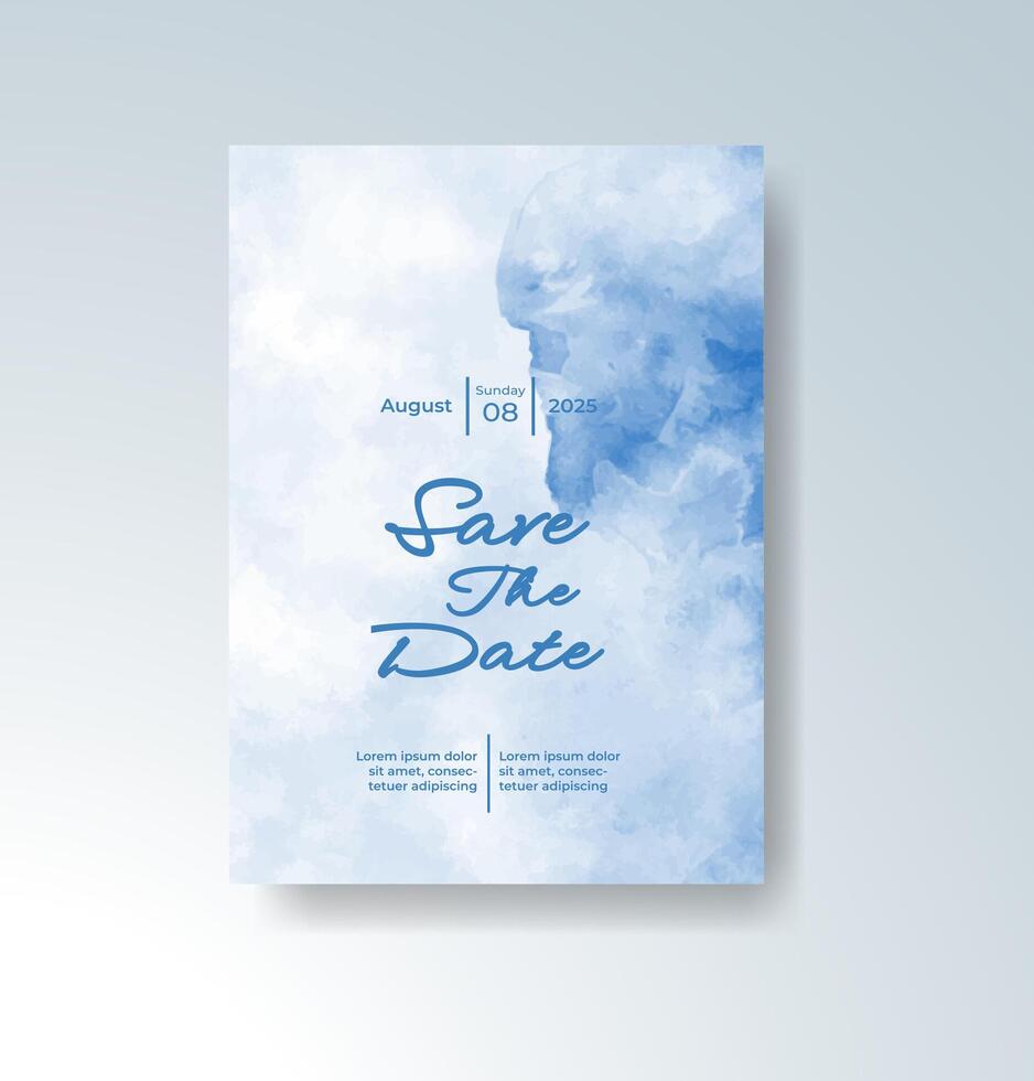 Subtle romantic hues on abstract watercolor background vector