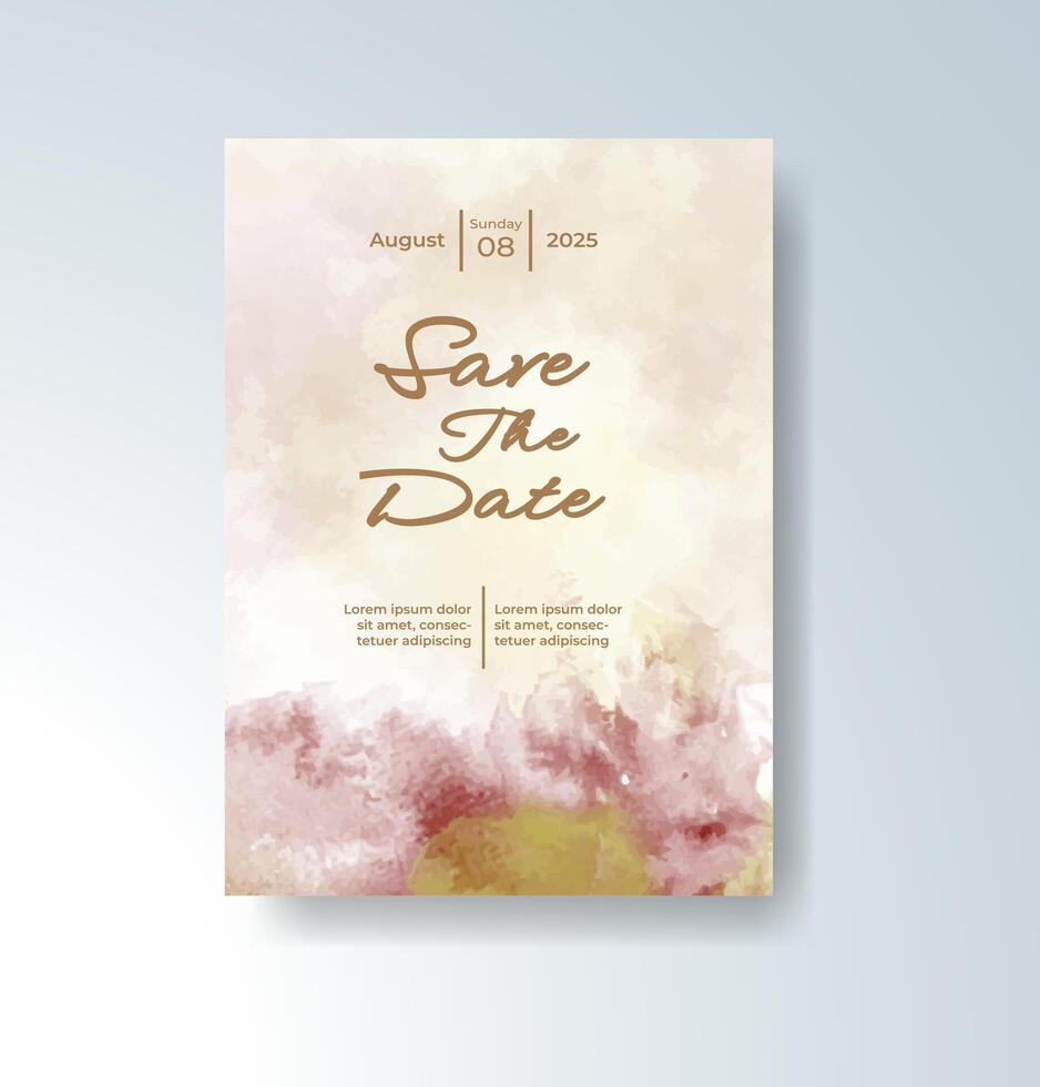 Colorful artistic invitation with splash patterns vector
