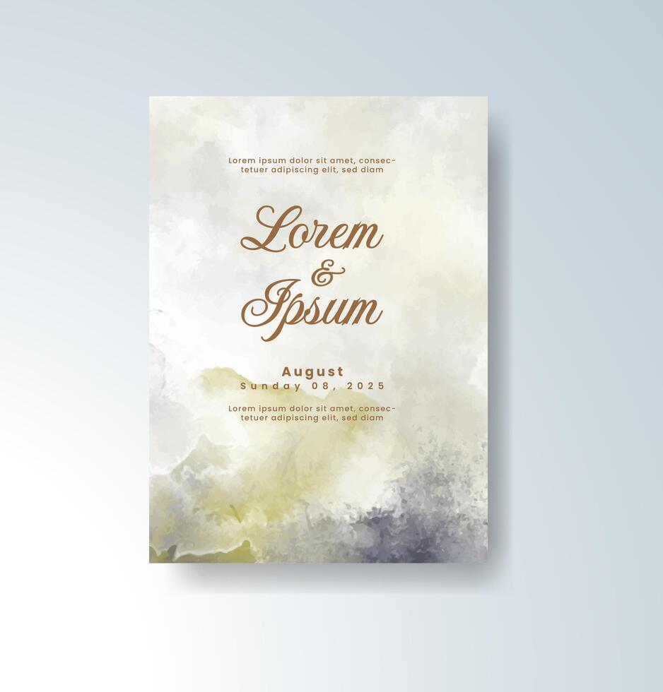 Rustic romantic engagement announcement vector