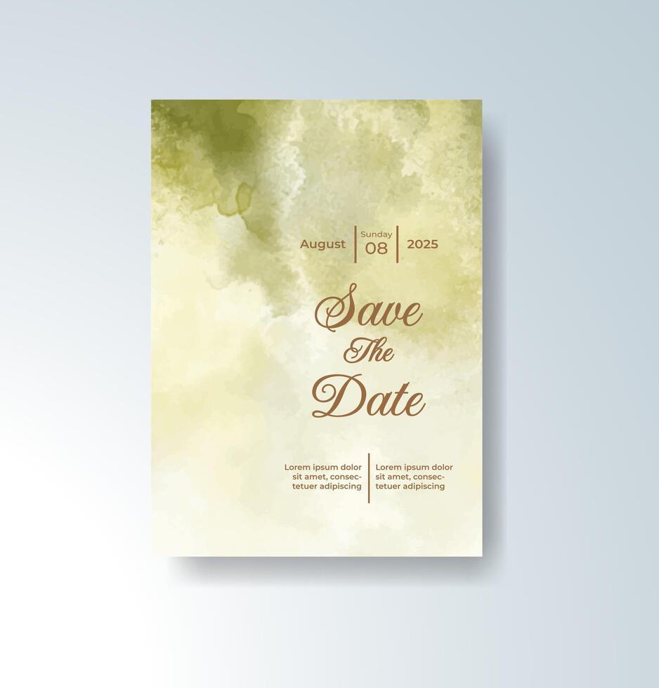 Spring whimsical wedding rsvp card vector