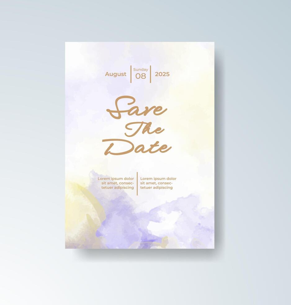 Beach custom save the date card vector