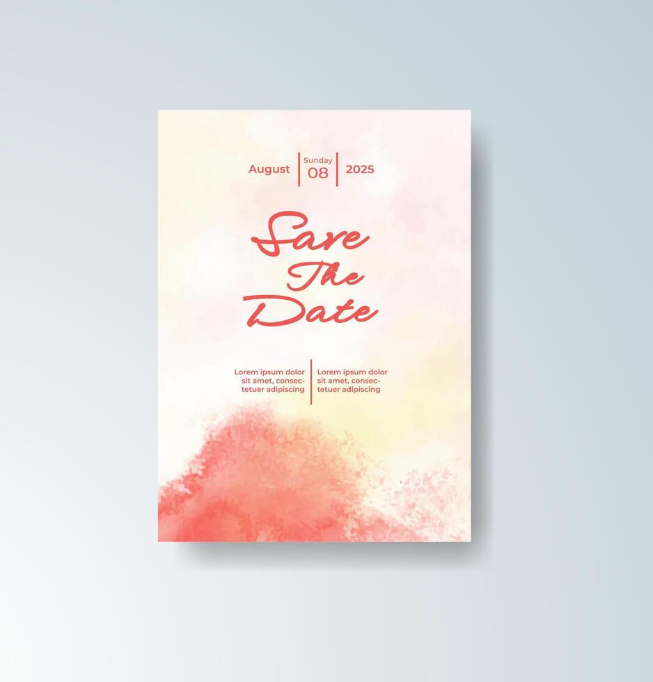 Elegant whimsical bridal shower invitation vector