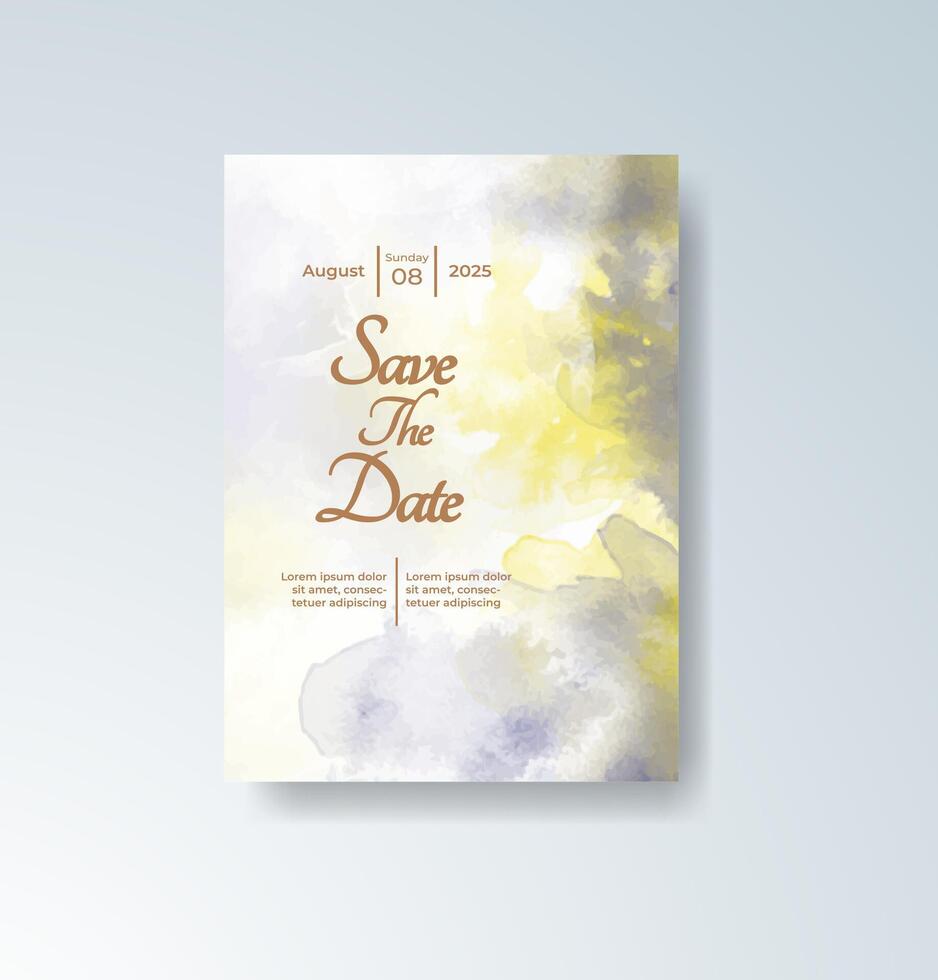 Winter calligraphy wedding program vector