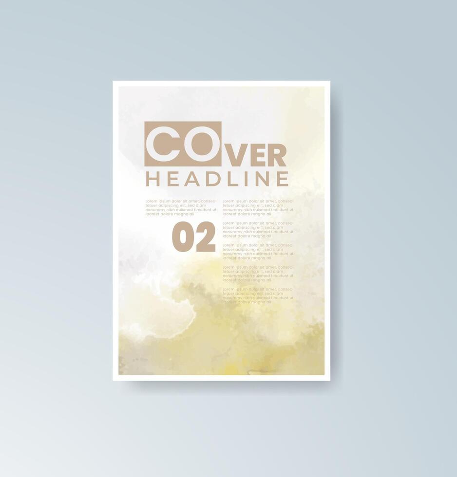 Painterly style cards with relaxed, expressive textures. vector