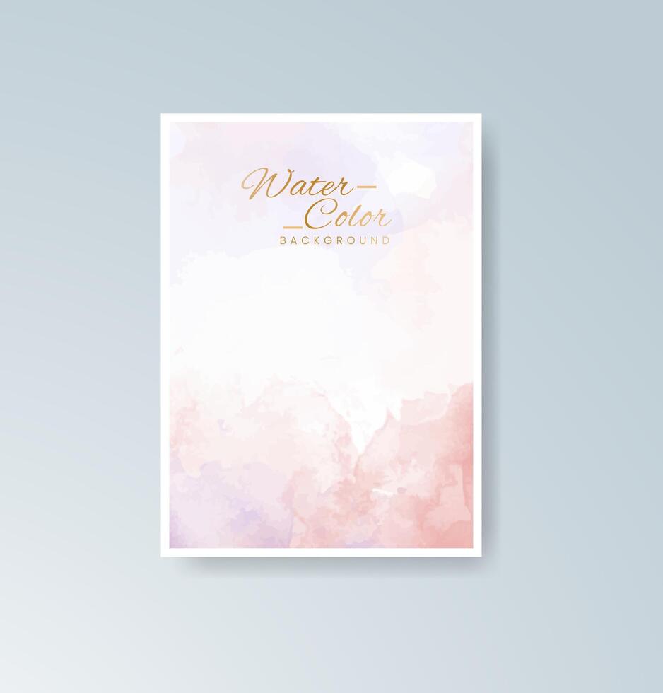 Soft illustrations with watercolor moods for visual charm. vector