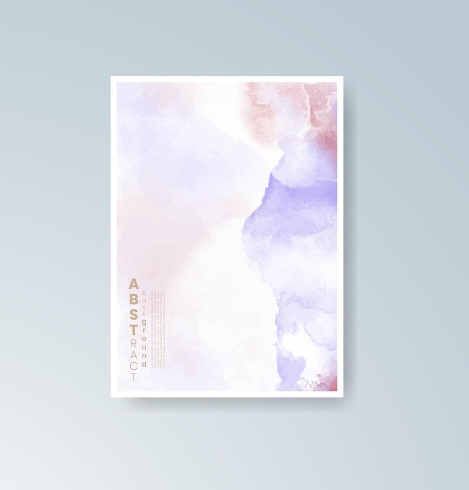 Customizable watercolor card templates with a modern touch. vector