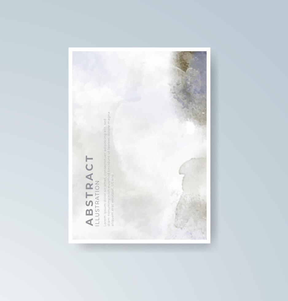 Fresh watercolor expressions bringing harmony to design. vector