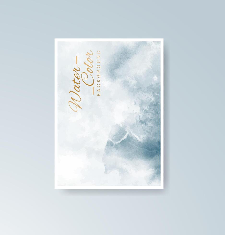 Delicate brush aesthetics captured in your card design. vector